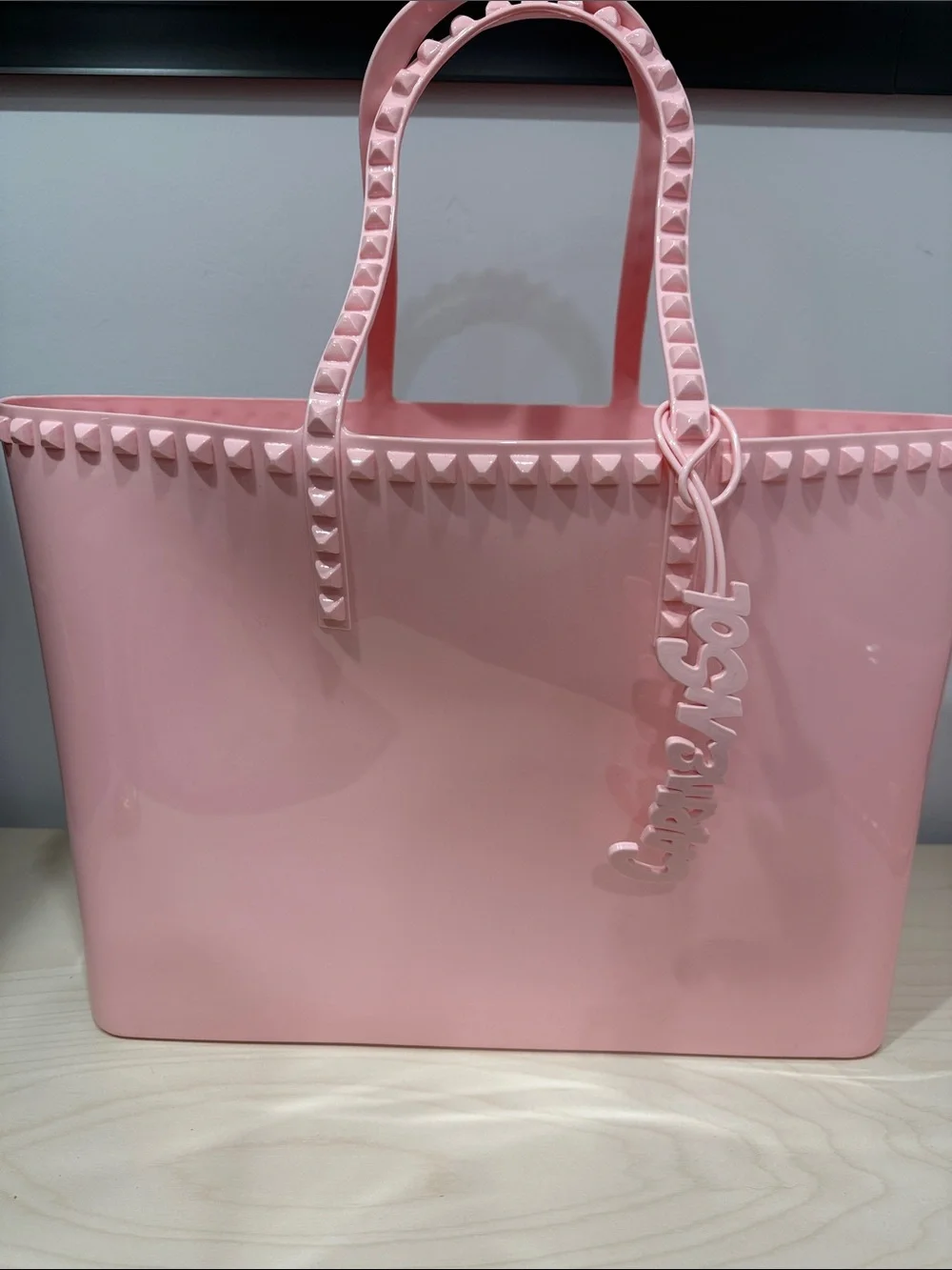 Carmen Sol Angelica Tote & Nora Pouch light pink